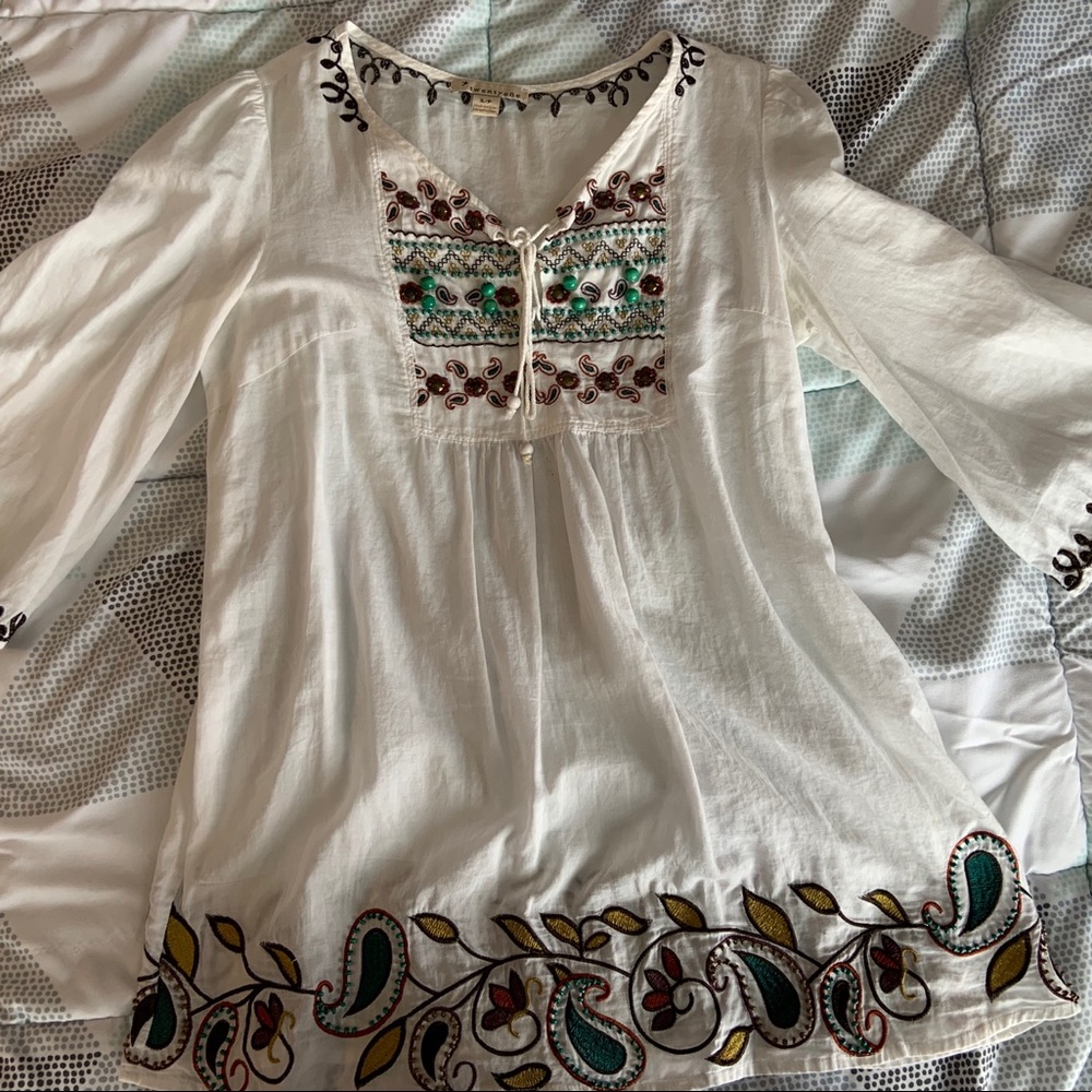 Boho flowy top